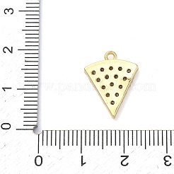 Brass Micro Pave Cubic Zirconia Pendants&nbsp;KK-C254-03G