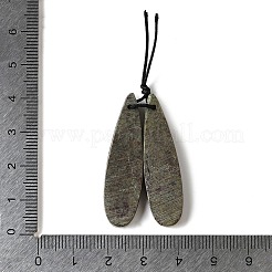 Natural Stichtite Pendants&nbsp;G-L617-G07-10x40mm