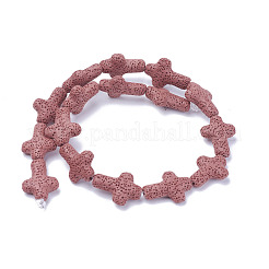 Natural Lava Rock Beads Strands&nbsp;X-G-L498-E12