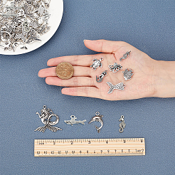 Tibetan Style Alloy Pendants&nbsp;TIBEP-SC0001-49AS