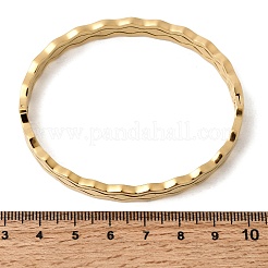 304 Stainless Steel Hinged Bangles&nbsp;BJEW-D408-15G