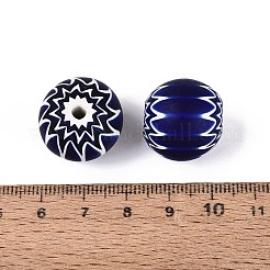 Handmade Millefiori Glass Round Beads&nbsp;LA-N002-12A
