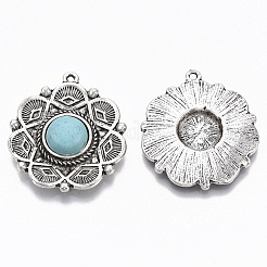 Tibetan Style Alloy Pendants&nbsp;PALLOY-R113-002-RS