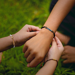 6Pcs 6 Styles Transparent Glass Vial Link Bracelets&nbsp;BJEW-PH01888