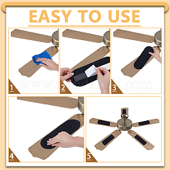 12Pcs Cotton Activated Carbon Air Filter Pad for Ceiling Fan&nbsp;AJEW-AR0005-41A
