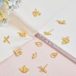 30Pcs 6 Styles Alloy Pendants&nbsp;FIND-CA0007-27