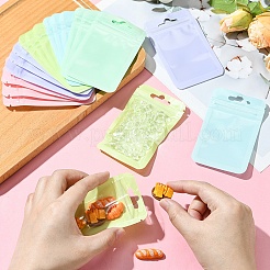 50Pcs 5 Colors Rectangle Plastic Yin-Yang Resealable Packaging Bags&nbsp;ABAG-YW0001-06