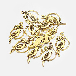 Alloy Tropical Parrot Pendants&nbsp;EA10187Y