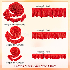 3 Styles Polyester Ribbons for Sewing Decoration&nbsp;OCOR-GA0002-77
