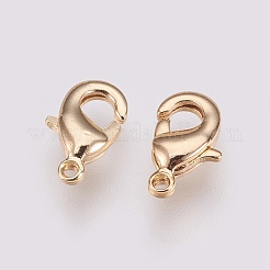 Brass Lobster Claw Clasps&nbsp;X-KK-T014-121G
