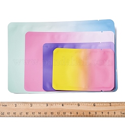 50Pcs 4 Style Two Tone Rectangle Plastic Zip Top Gift Bags&nbsp;OPP-FS0001-19A-2