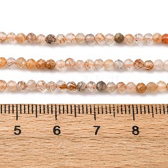 Natural Rutilated Quartz Beads Strands&nbsp;G-D314-A01-2mm