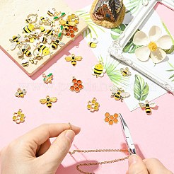 36Pcs 12 Styles Alloy Enamel Pendants&nbsp;ENAM-CJ0007-41