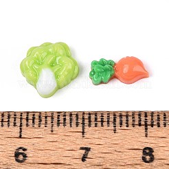 Vegetables Theme Opaque Resin Cabochons&nbsp;CRES-T025-25