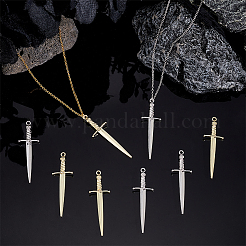 32Pcs 2 Colors Rack Plating Alloy Pendants&nbsp;FIND-UN0001-79