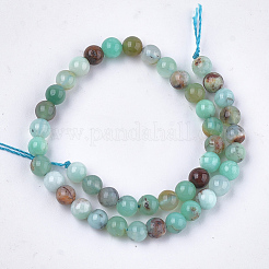 Natural Chrysoprase Beads Strands&nbsp;X-G-S333-4mm-037