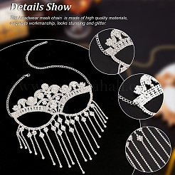Iron Headwear Masquerade Masks&nbsp;AJEW-WH0312-35S