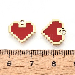 304 Stainless Steel Enamel Charms&nbsp;STAS-T064-71G-01