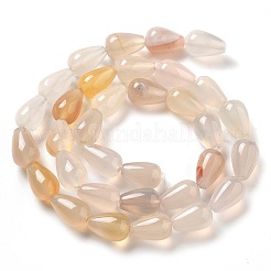 Natural White Agate Beads Strands&nbsp;G-B106-A20-02