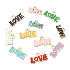 80Pcs 2 Styles Alloy Enamel Pendants&nbsp;ENAM-CJ0007-61
