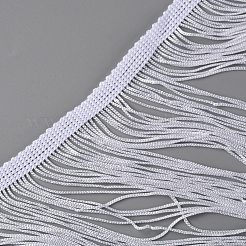 Polyester Tassel Fringe Trimming&nbsp;FIND-WH0077-64A-01