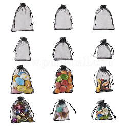 60Pcs 6 Styles Organza Bags Jewellery Storage Pouches Wedding Favour Party Mesh Drawstring Gift&nbsp;OP-TA0001-06