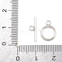 Ring Brass Toggle Clasps&nbsp;KK-G548-38P