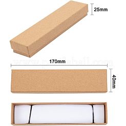 Kraft Paper Cardboard Jewelry Boxes&nbsp;CBOX-WH0001-C01