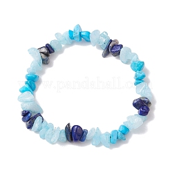 2Pcs Adjustable Natural Mixed Gemstone Braided Bracelet Sets&nbsp;BJEW-JB10994
