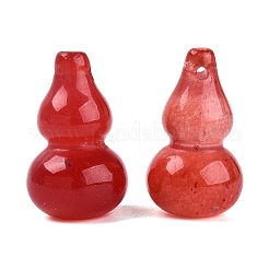 Dyed Natural White Jade Pendants&nbsp;G-Q601-42A
