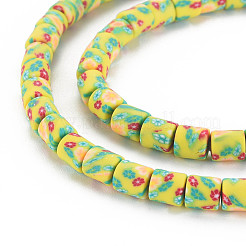 Handmade Polymer Clay Bead Strands&nbsp;X-CLAY-T020-10A