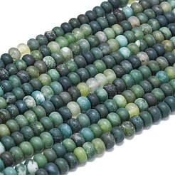 Natural Moss Agate Beads Strands&nbsp;G-P575-A24-6x4mm