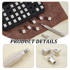 DIY Letter and Number Stamping Punch Tool Set&nbsp;TOOL-WH0164-02P-02