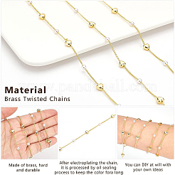 DIY Heart & Imitation Pearl Beads Necklace Making Kit&nbsp;DIY-BC0004-73