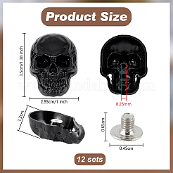 12Pcs Alloy Decorative Rivets&nbsp;AJEW-OC0013-99EB