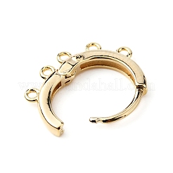 Brass Hoop Earrng Findings&nbsp;KK-WH0035-85B