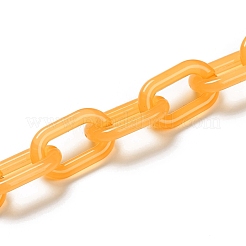 Handmade Imitation Jelly Acrylic Cable Chains&nbsp;AJEW-JB00703