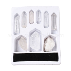9Pcs Nuggets Natural Quartz Crystal Stones Collections&nbsp;AJEW-Q152-01