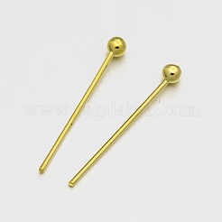 Brass Ball Head Pins&nbsp;KK-E647-19G-30mm