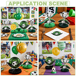 2Bags 2 Styles Sports Paper Football Display Decorations&nbsp;AJEW-WR0003-63