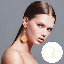 80Pcs 8 Styles Brass Links Rings&nbsp;KK-AN0001-13