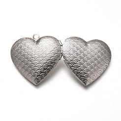 Tarnish Resistant 316 Stainless Steel Locket Pendants&nbsp;STAS-P268-05P