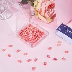 100Pcs Synthetic Coral Dyed Beads&nbsp;SHEL-SC0002-11