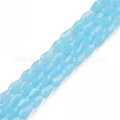 Imitation Jade Glass Beads Strands&nbsp;GLAA-N052-02