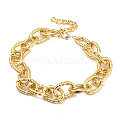 Chunky Aluminum Cable Chain Necklaces for Women&nbsp;LS-NJEW-K261-01D-G