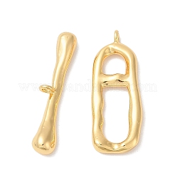 Brass Toggle Clasps&nbsp;KK-Q030-13G