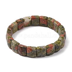 Natural Unakite Beaded Stretch Bracelets for Unisex&nbsp;G-K303-02H