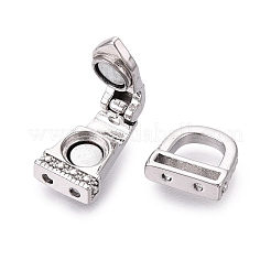 Brass Magnetic Fold Over Clasps&nbsp;KK-Q074-16P