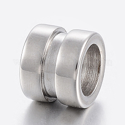 Tarnish Resistant 304 Stainless Steel Tube Beads&nbsp;STAS-F150-019P