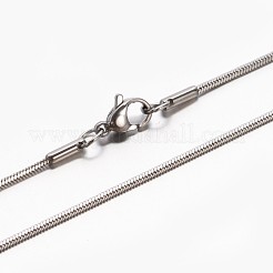 304 Stainless Steel Snake Chain Necklaces&nbsp;NJEW-E026-12